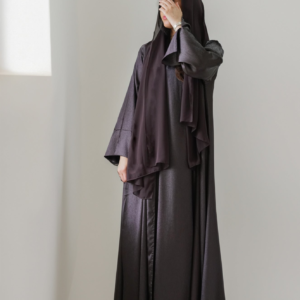 Luxe Satin Layered Abaya