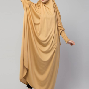Gold Accent Party Abaya